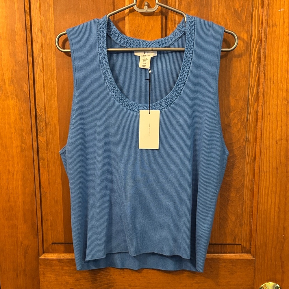 H by Halston Ribbed Knit Top